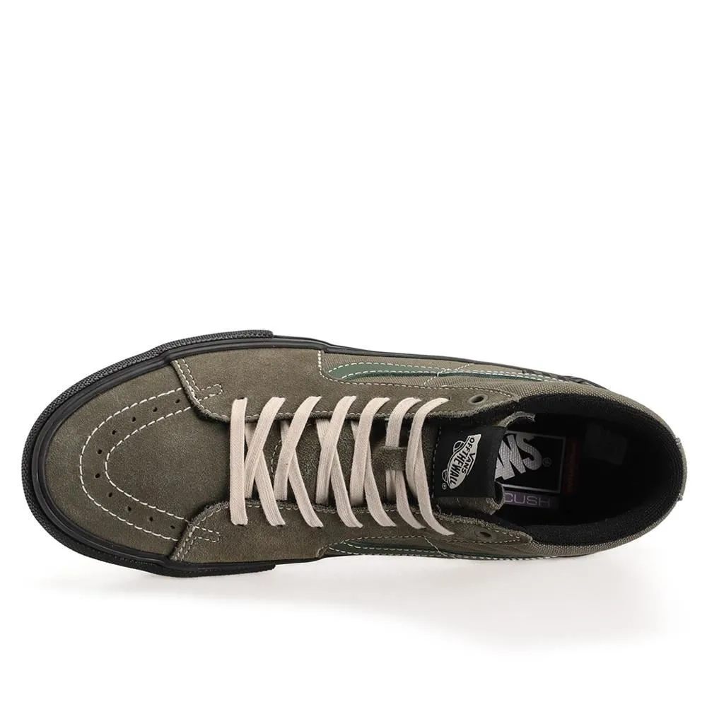 Vans Skate Sk8-Hi - Green Olive Italian Glam Heat Mode