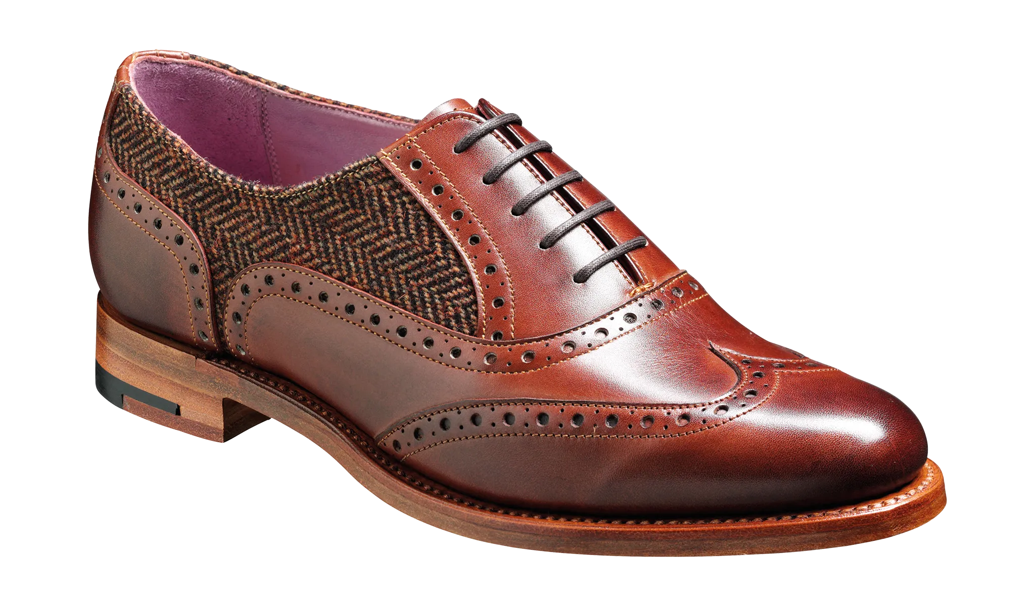 Freya - Walnut Calf / Brown Tweed Dance Shade