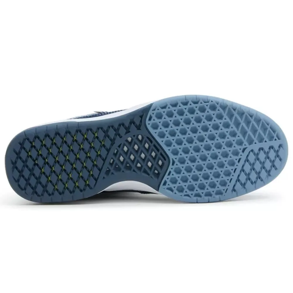 Earth Tone Vans Zahba Mid - Navy/Dusty Blue