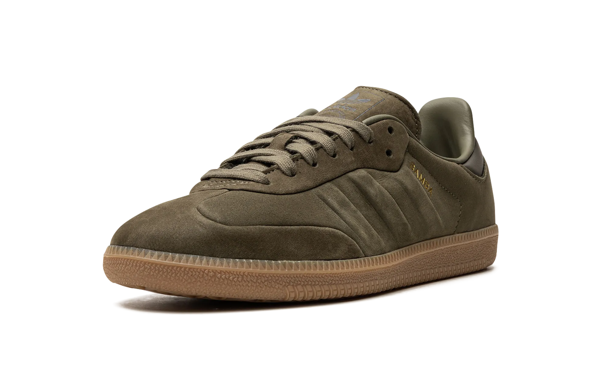 Adidas Samba "Olive Strata Gum" Stretch Fabric Active People Bright tone