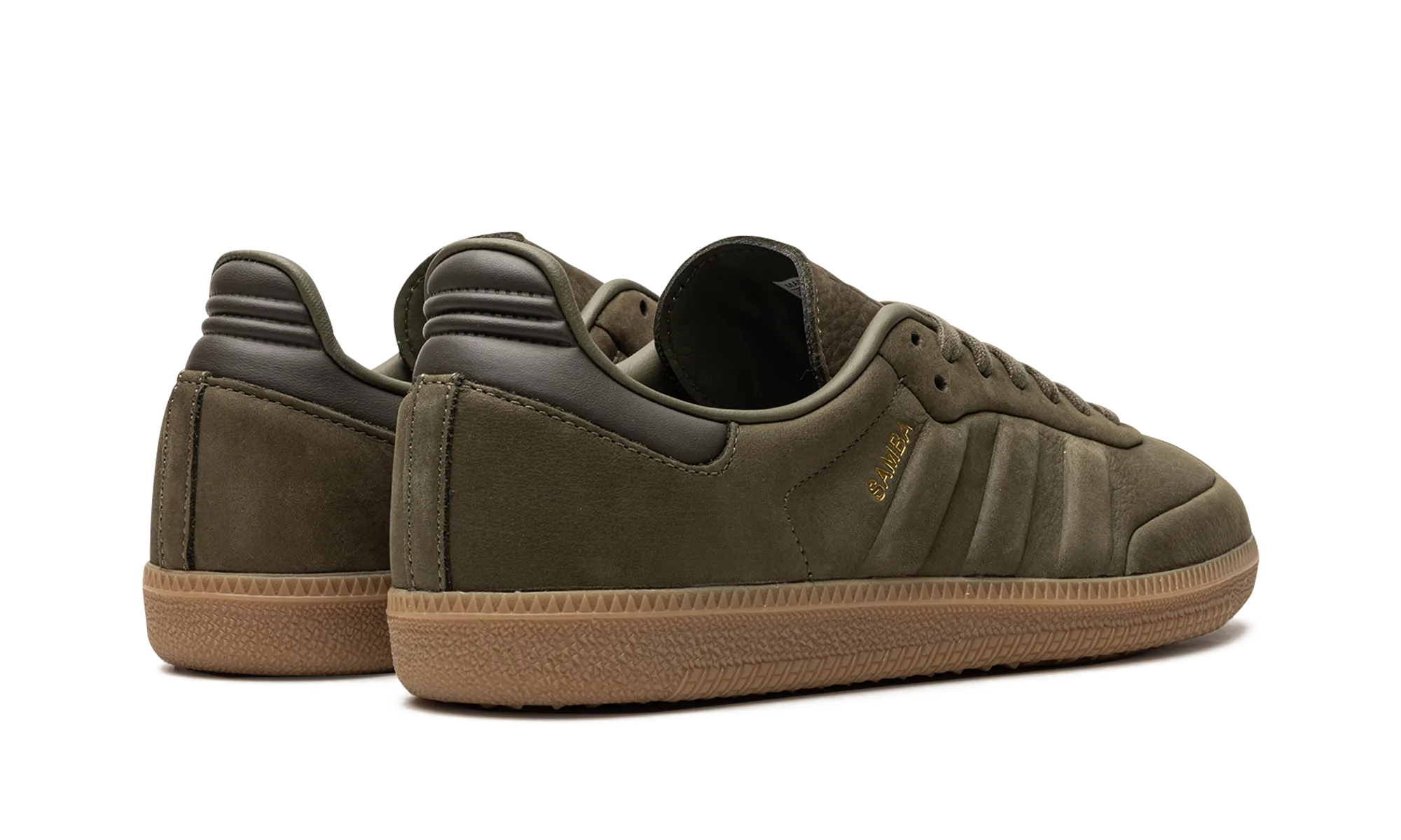 Adidas Samba "Olive Strata Gum" Molded Insole Soft Lining