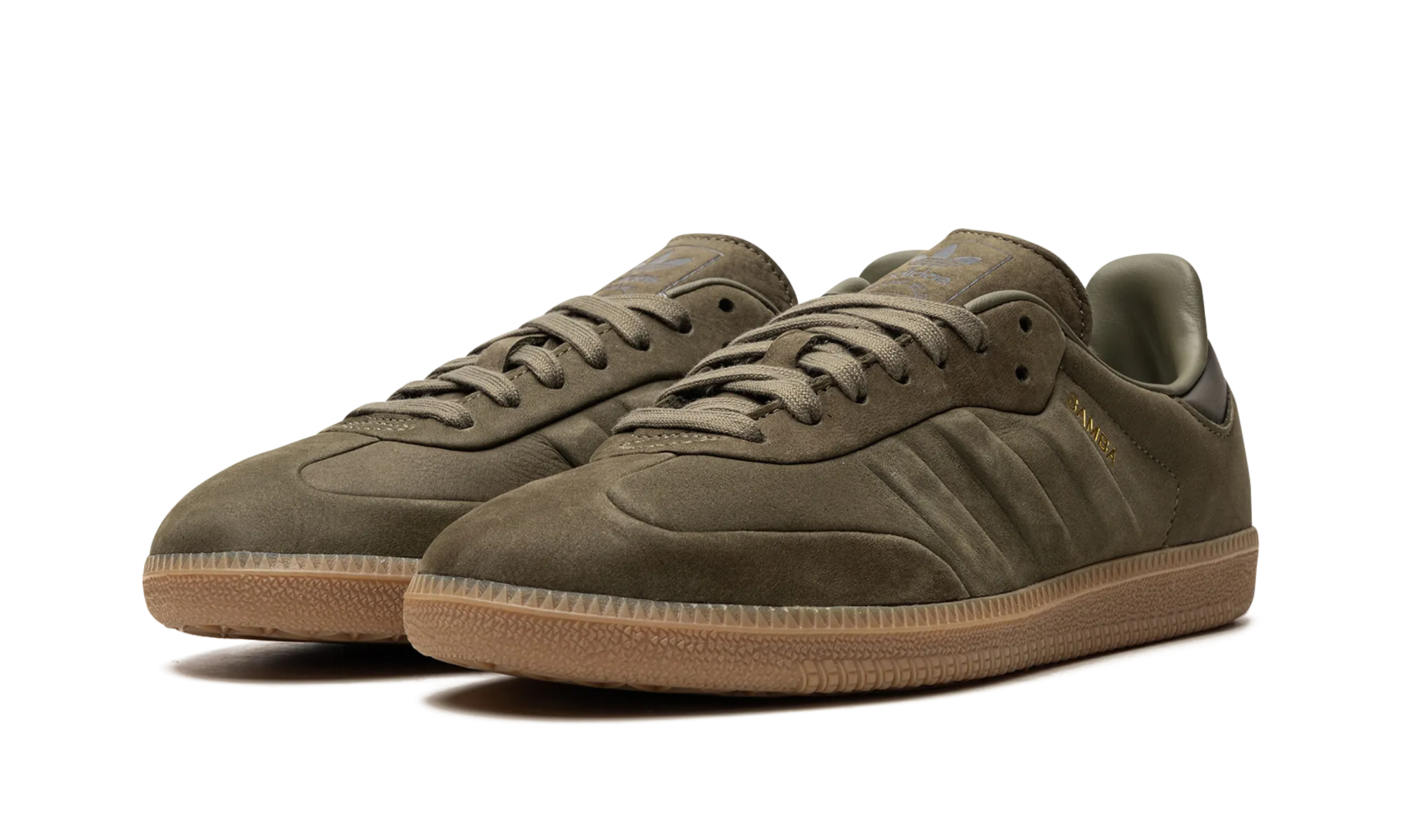 Adidas Samba "Olive Strata Gum" Cotton Base