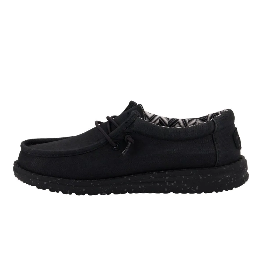 Move More Wally Youth Stretch Canvas - Black/Black