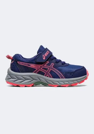 Seamless Motion Efficiency Cushion Frame Asics Kids' Pre Venture 9 PS