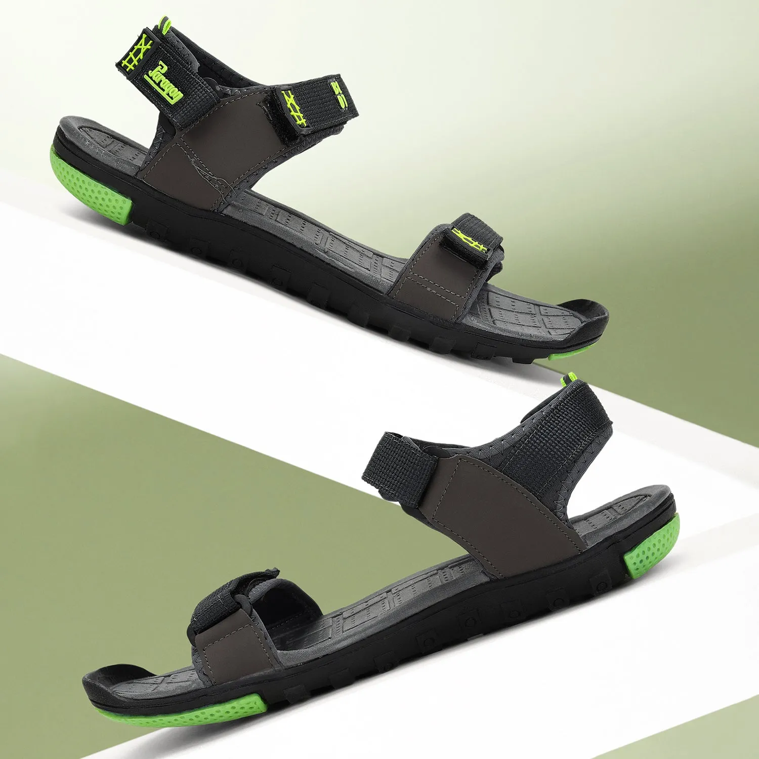 Earth Hue Paragon Blot K1407G Men Stylish Sandals | Comfortable Sandals for Daily Outdoor Use | Casual Formal Sandals with Cushioned Soles