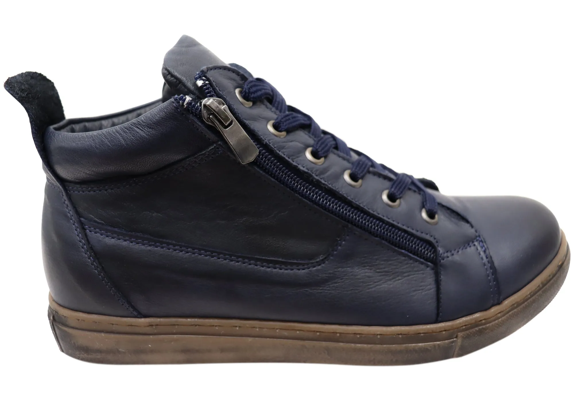 Rugged Built All Day Worker Cabello Comfort EG1570 Womens Flat Leather European Ankle Boots