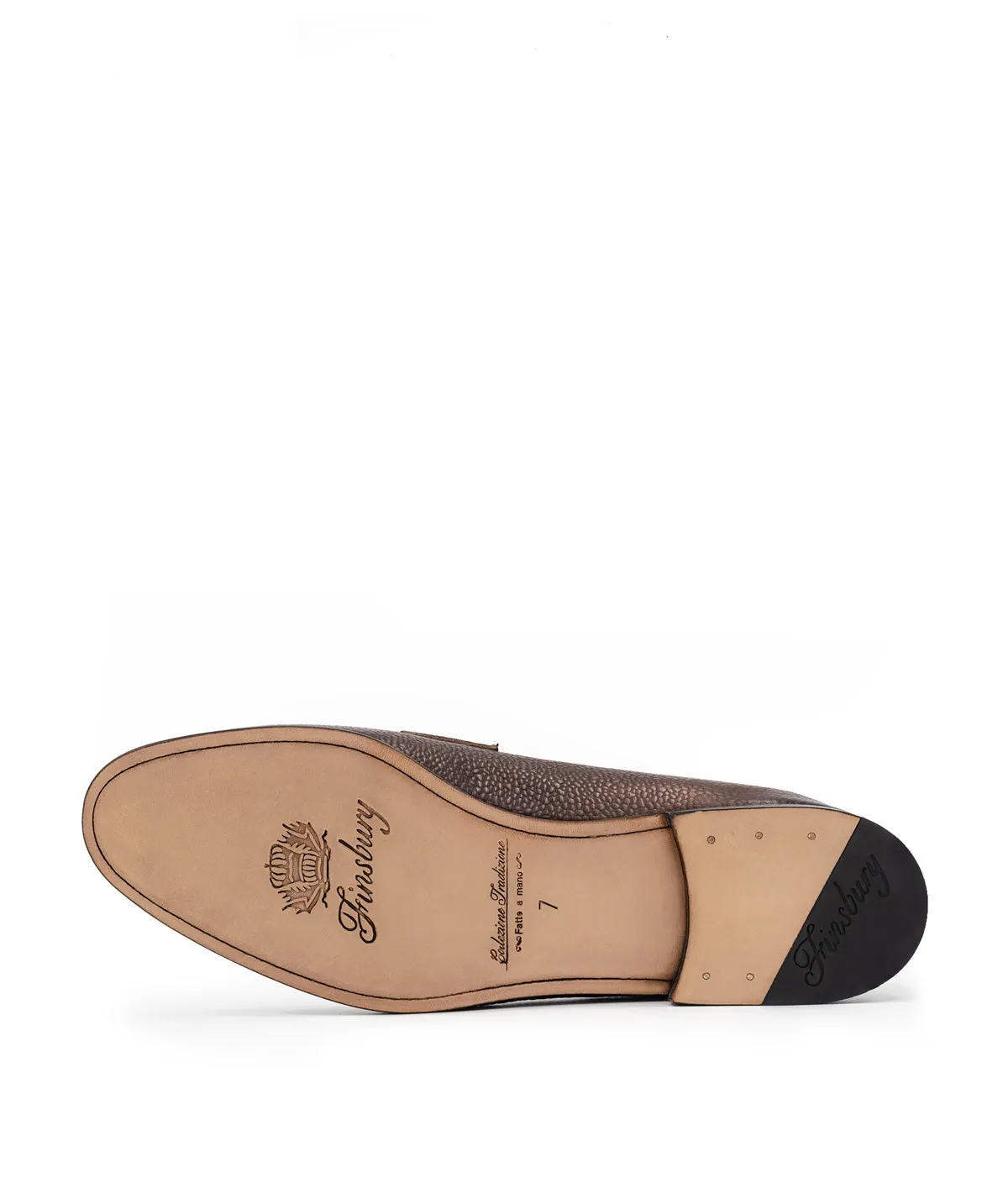 Sturdy Shade Mocassin MARKOS Grain Marron Patin