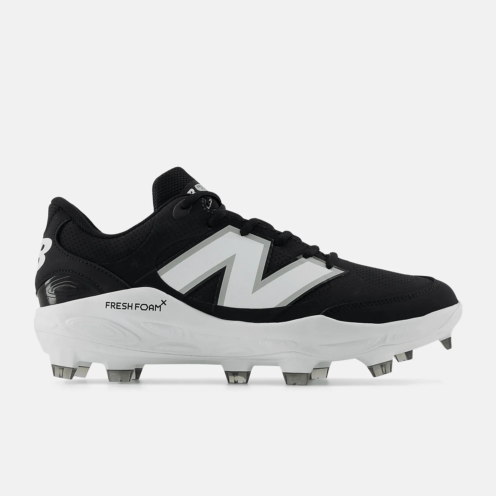 New Balance Men's Fresh Foam 3000 v7 Synthetic Molded Baseball Cleats - Black - PL3000S7 Baby Soft
