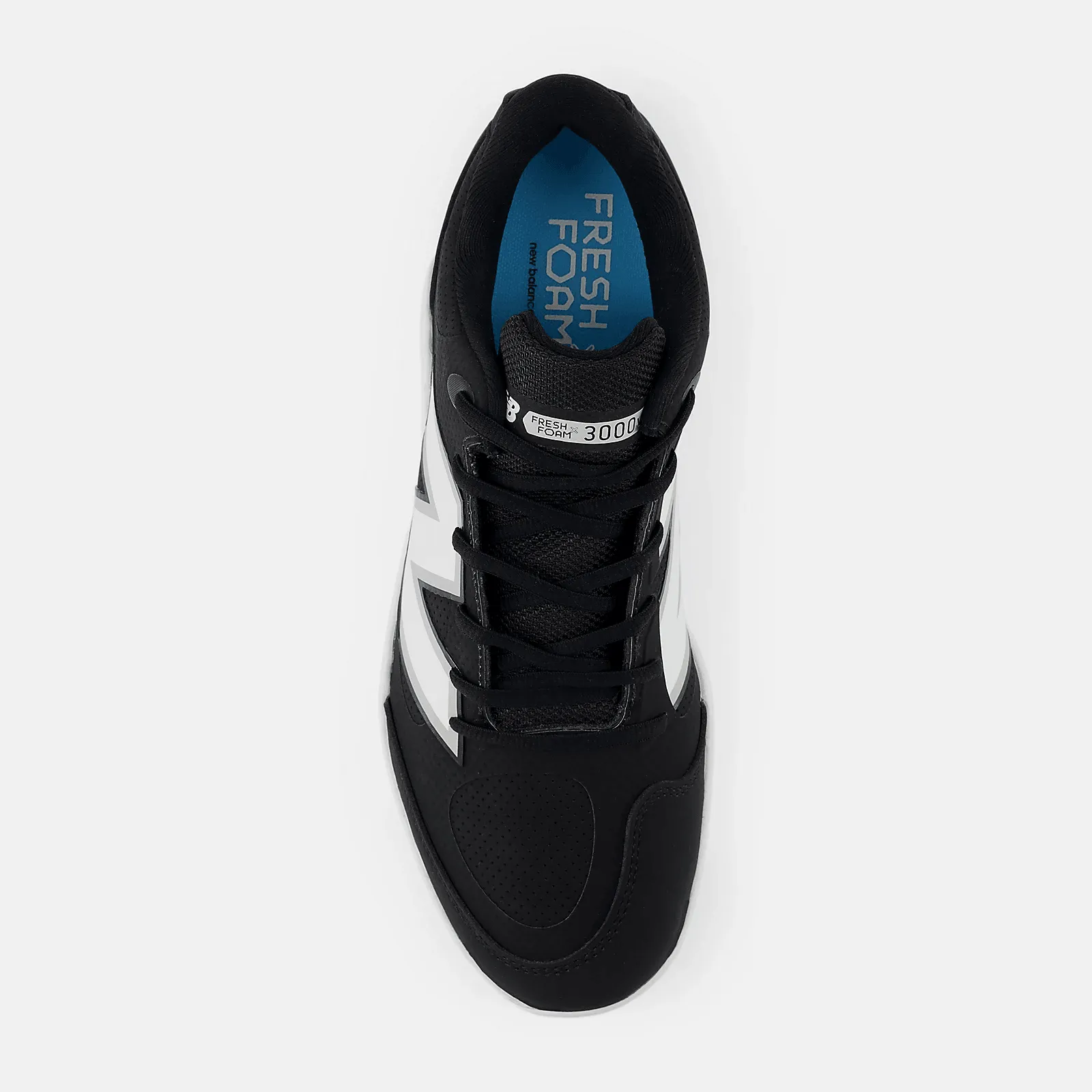 Slip Resistant Modern Commuters Spanish Bold New Balance Men's Fresh Foam 3000 v7 Synthetic Molded Baseball Cleats - Black - PL3000S7