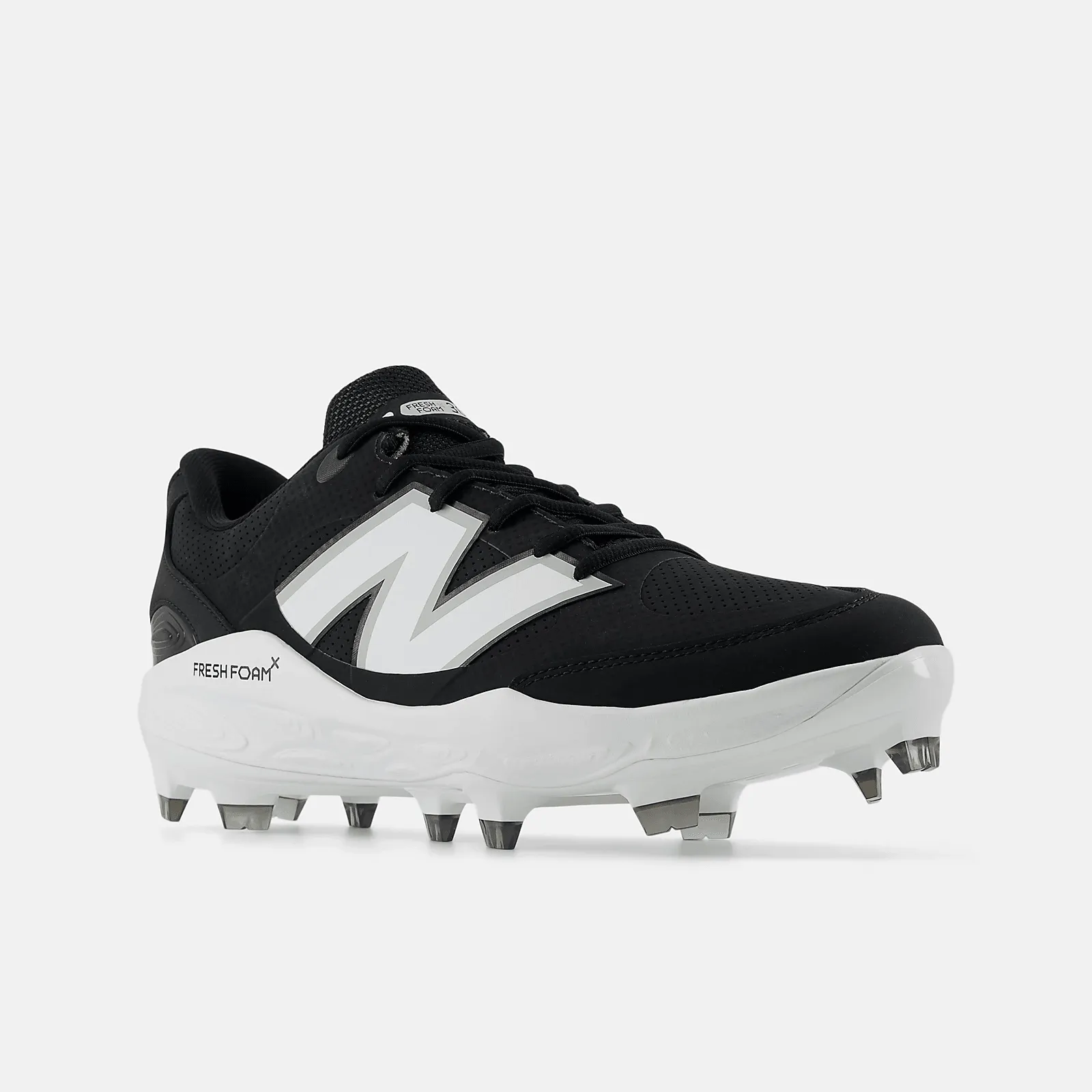 Cyber Mode New Balance Men's Fresh Foam 3000 v7 Synthetic Molded Baseball Cleats - Black - PL3000S7