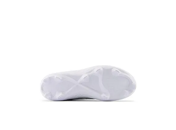 Joy Mood Toe box New Balance Women's Fresh Foam Velo V3 Molded Softball Cleats - Grey with White - SPVELOG3
