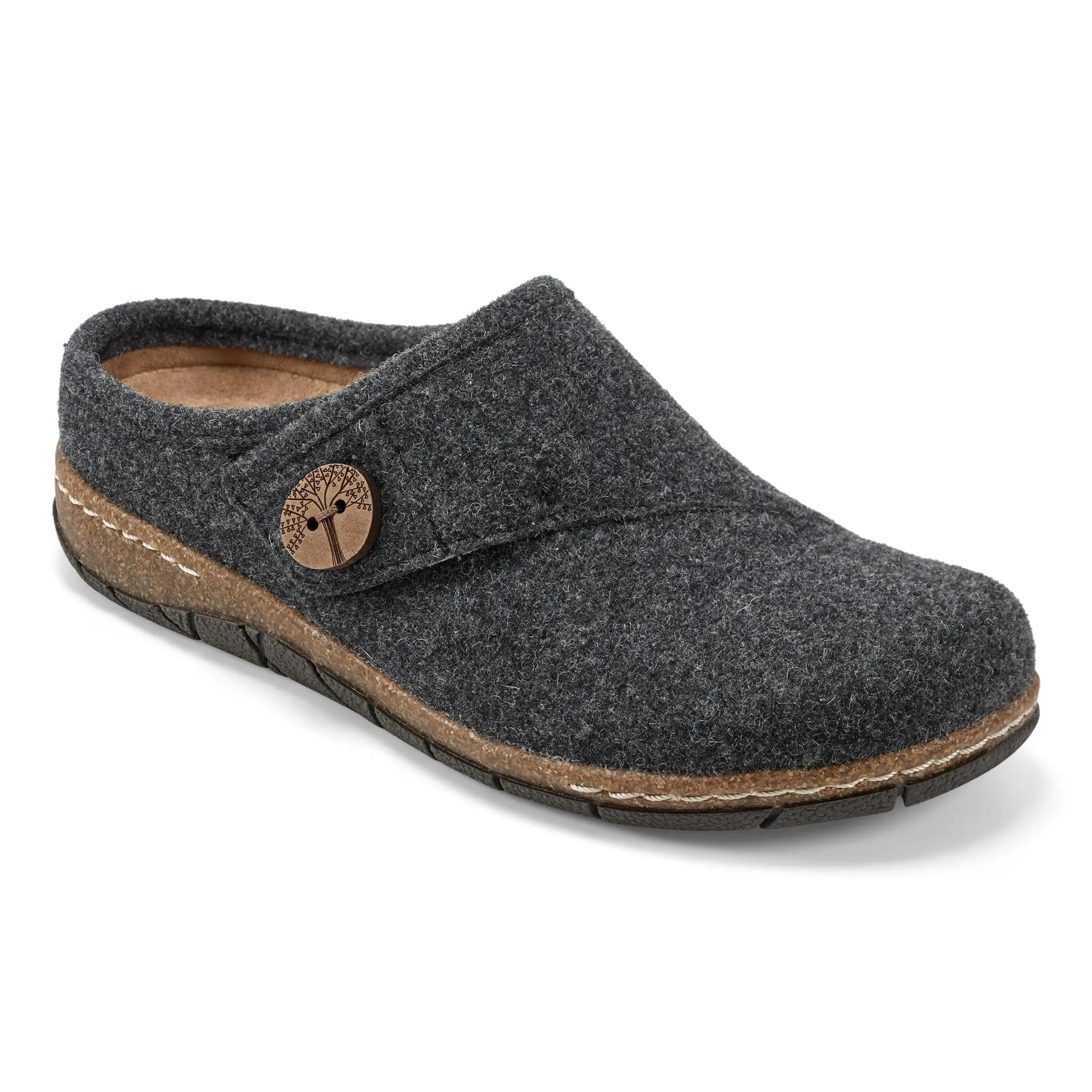Supportive Core Active People Ezra Round Toe Casual Slip-on Flat Clogs