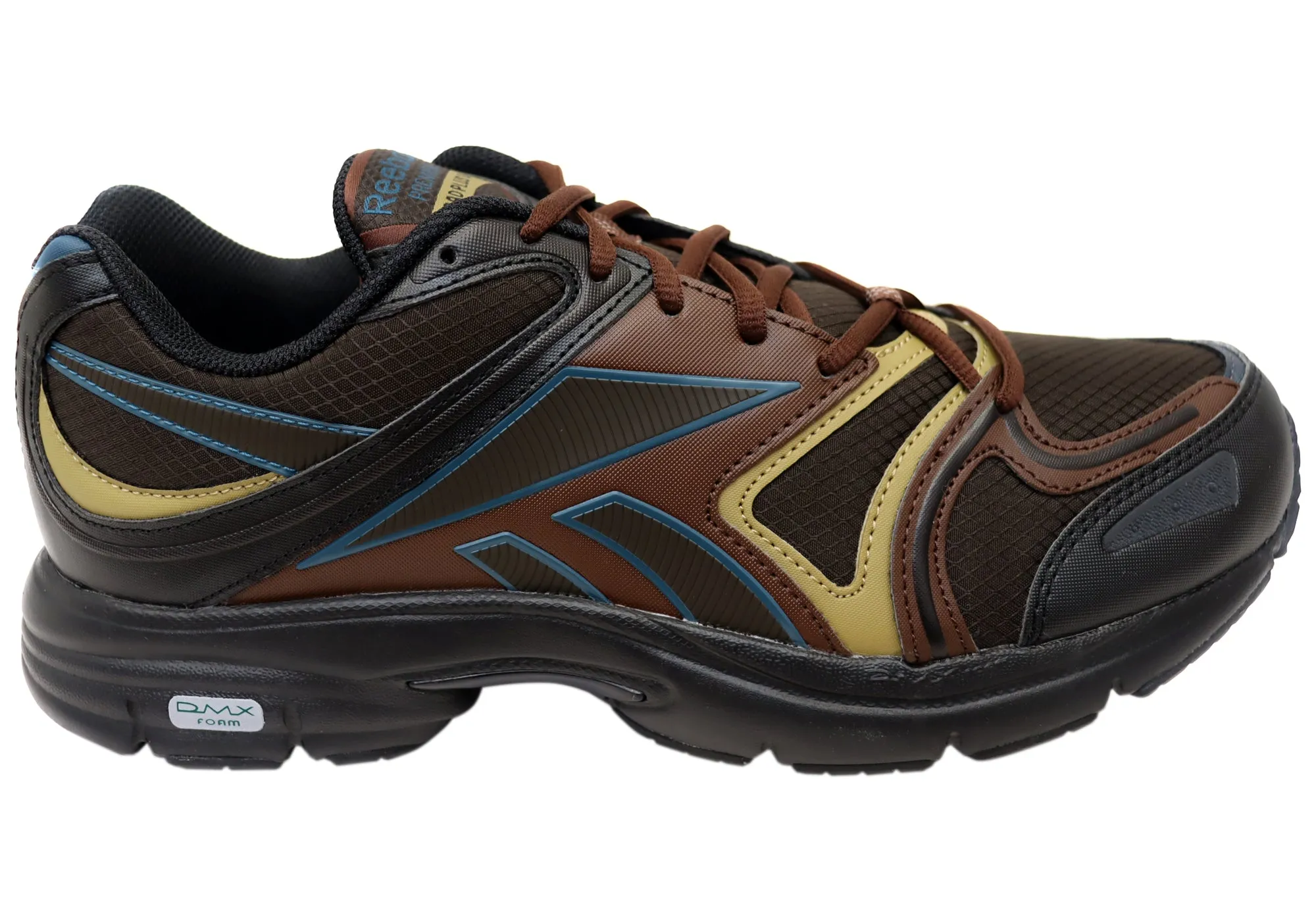 Comfort Laces Reebok Mens RBK Premier Road Plus VI Comfortable Lace Up Shoes