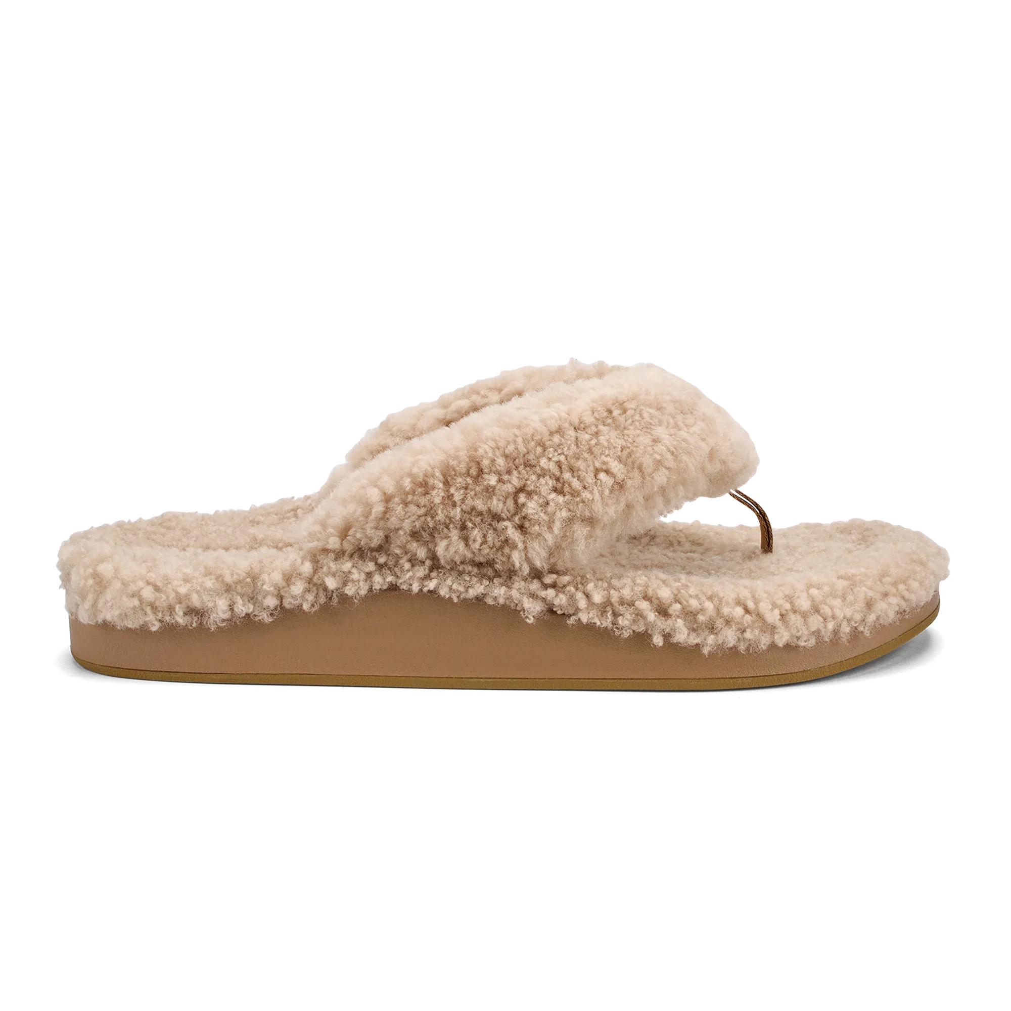 Light Travel Shoes Stylish Flip-flops for Travel Kpe'a Heu - Tan