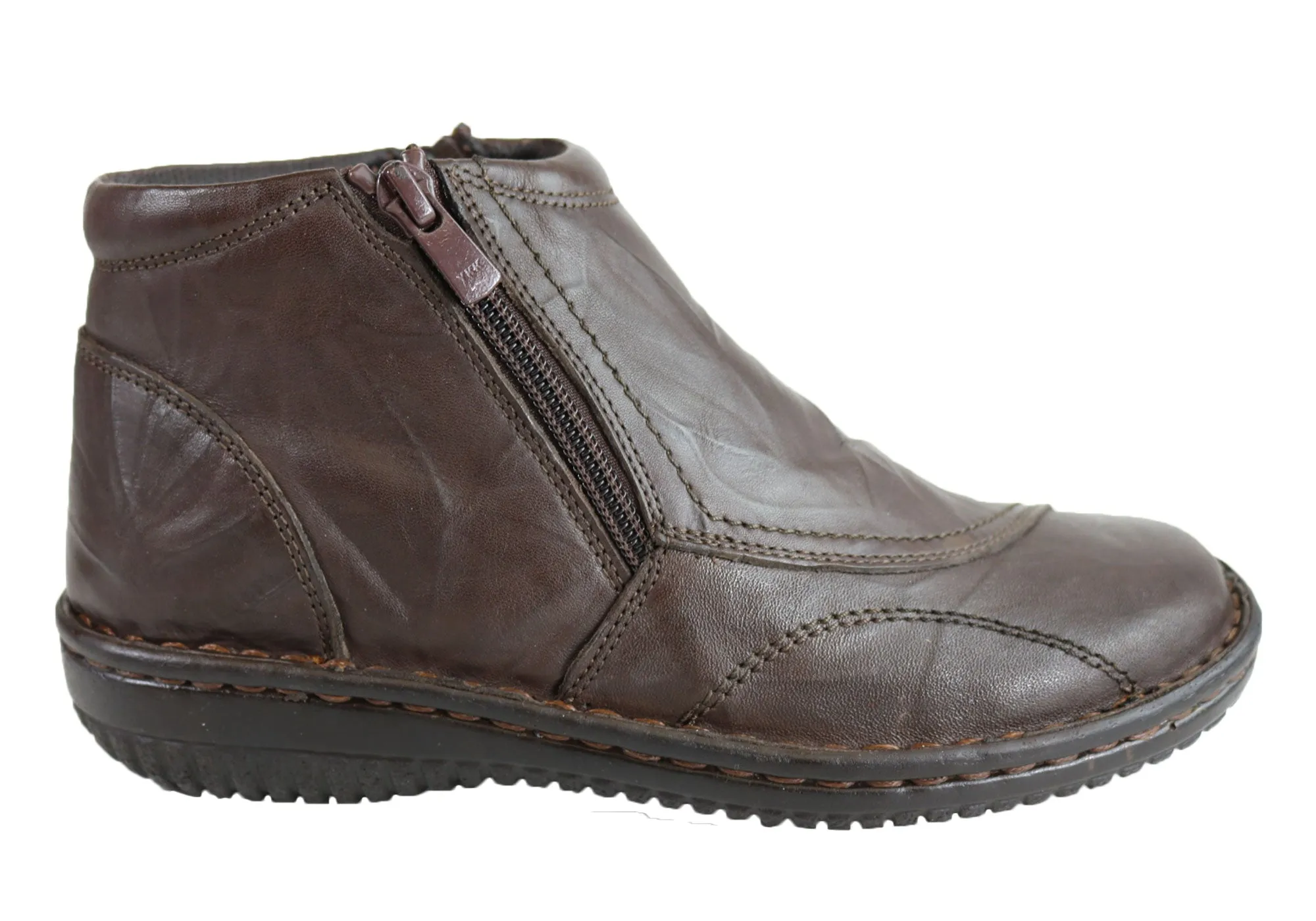 Cabello Comfort 5250-27 Womens Leather Boots Made In Turkey Work Terrain Sturdy Build