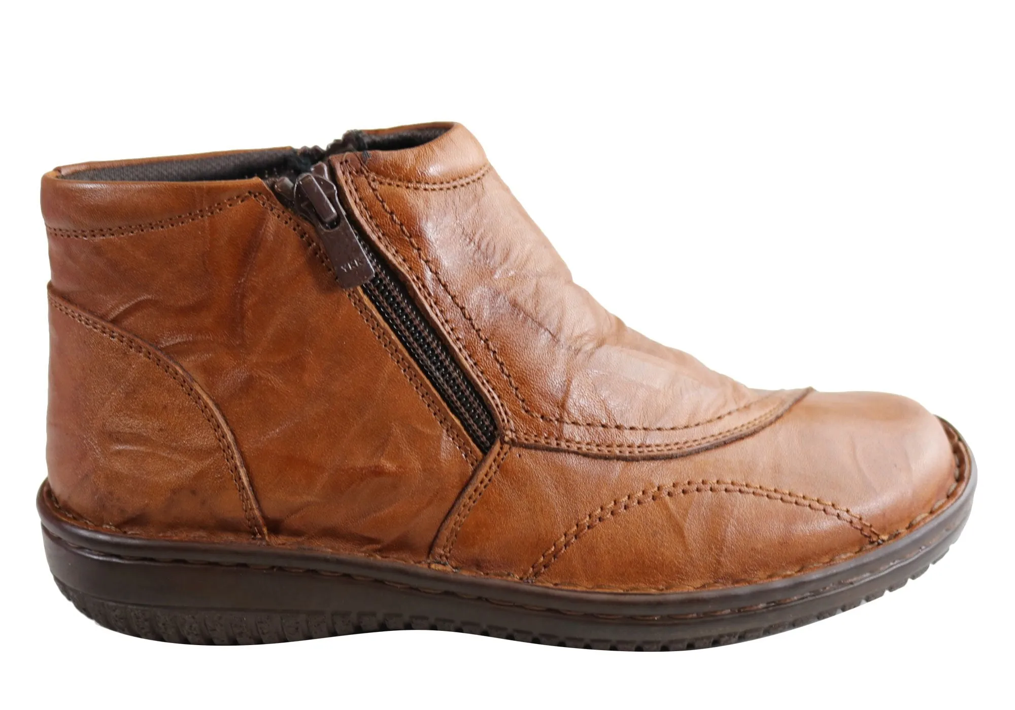 Comfy All Cabello Comfort 5250-27 Womens Leather Boots Made In Turkey