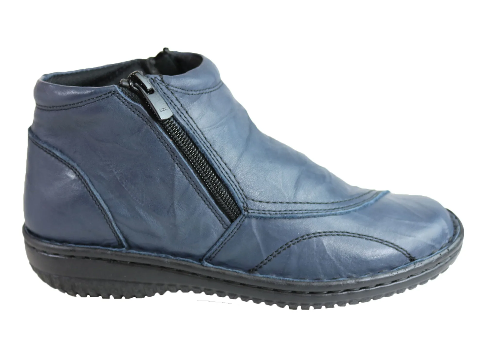 Breathable Morning Walk Cabello Comfort 5250-27 Womens Leather Boots Made In Turkey
