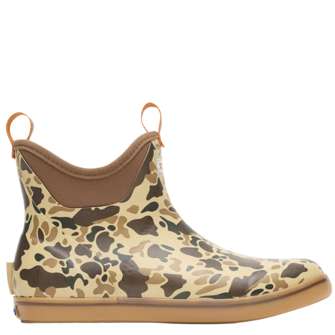 Men's 6" Ankle Deck Boot Leopard Tone Rock Star