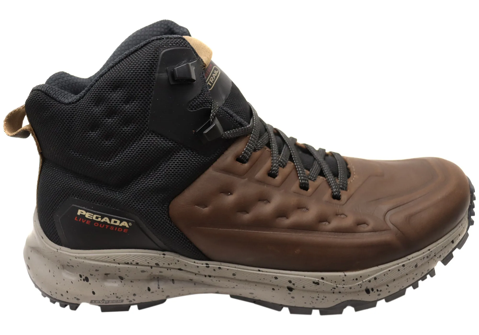 Cold Climate Pegada Pinjaro Mens Comfortable Leather Lace Up Boots Made In Brazil