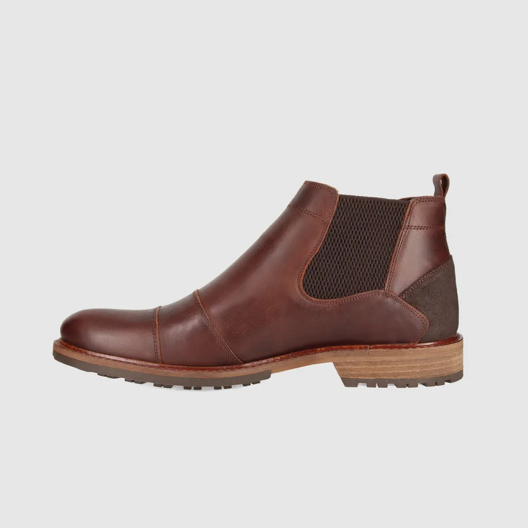 Strong Sole Bridge Chelsea Boots Dark Brown