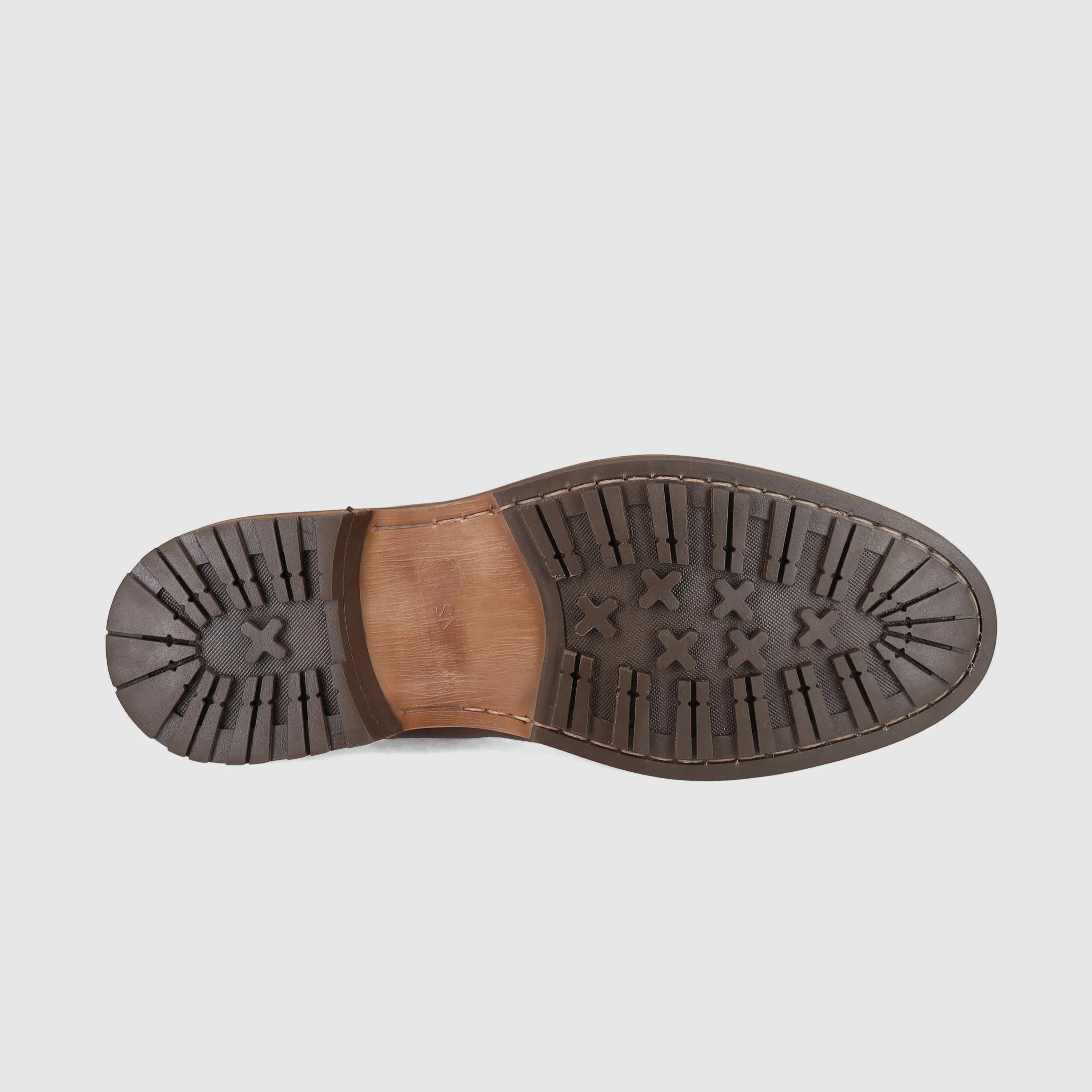 Bridge Chelsea Boots Dark Brown Compact Style Dry Touch