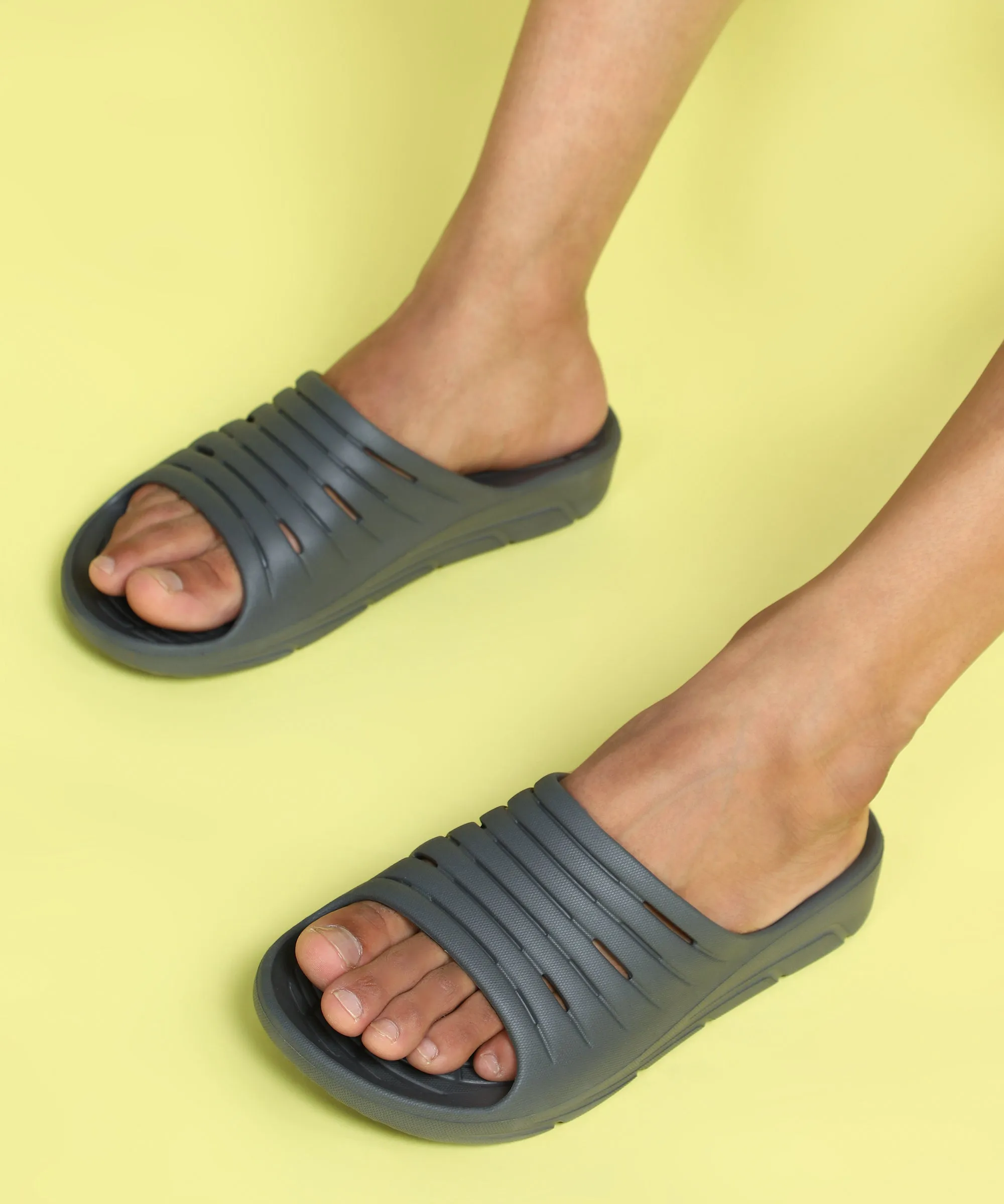 Paragon Blot K10910G Men Casual Sliders | Stylish Trendy Lightweight Slides | Casual & Comfortable Slippers | For Everyday Use Relaxing Fit Shoes High   Quality