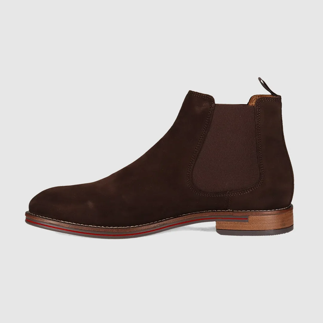 Winner Chelsea Boots Dark Brown Suede Thermal Core Urban Traveler