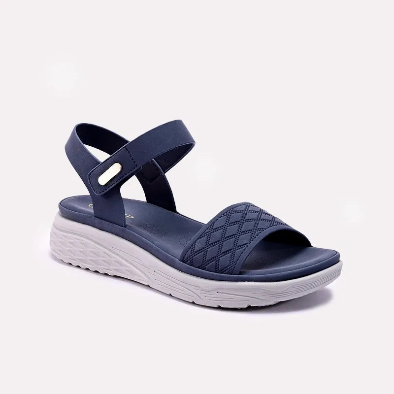 Womens Blue Casual Sandals 0421571 Cyber Mode