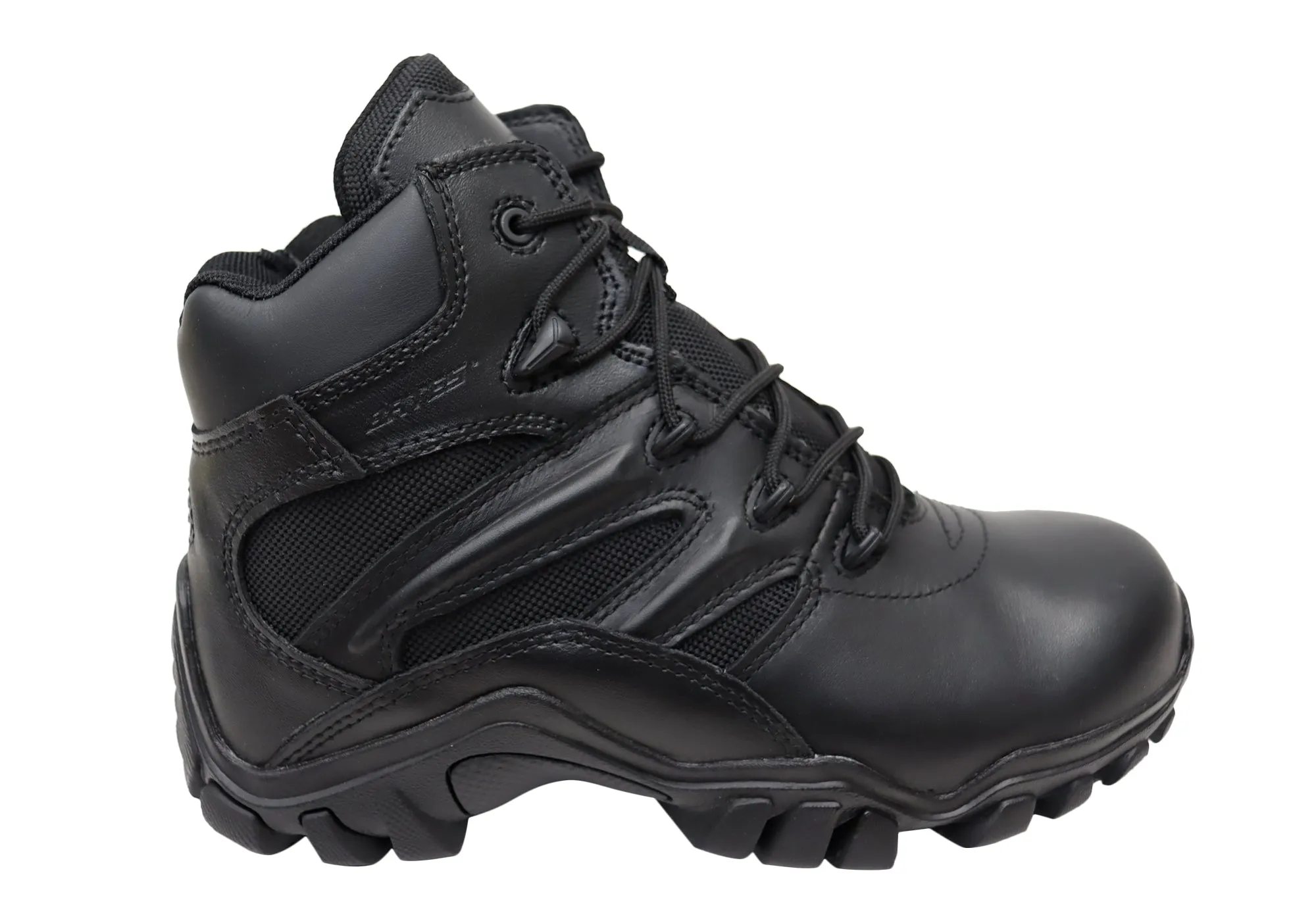 Bates Womens Comfortable Delta 6 Side Zip Military Tactical Boots Protective Finish Outdoor Trek