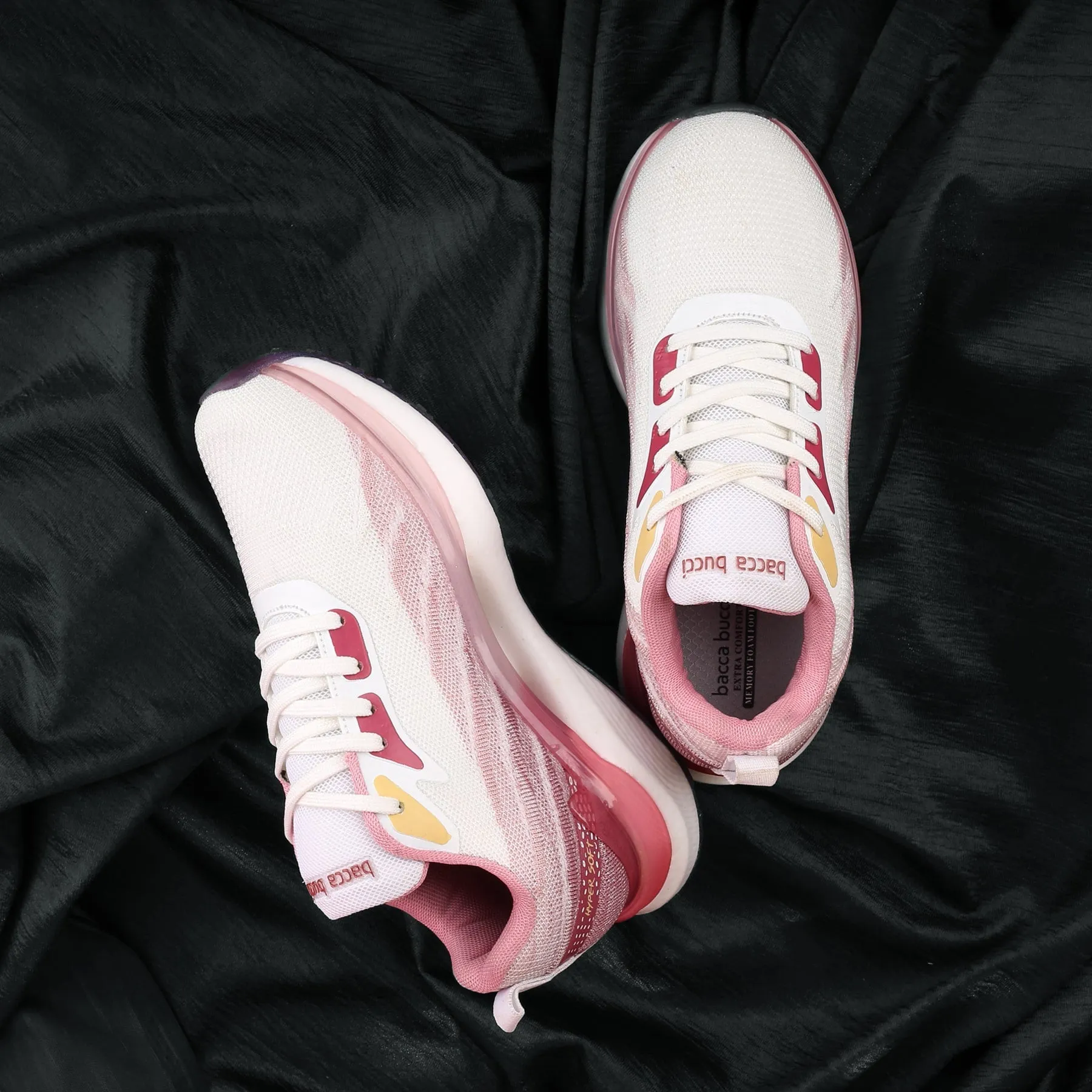 Wet Land Rain Safe Bacca Bucci HYPERSOFT SERIES for WOMEN with Ultra-Rebounce Outsole & Iconic Breathable Engineered Knit Upper