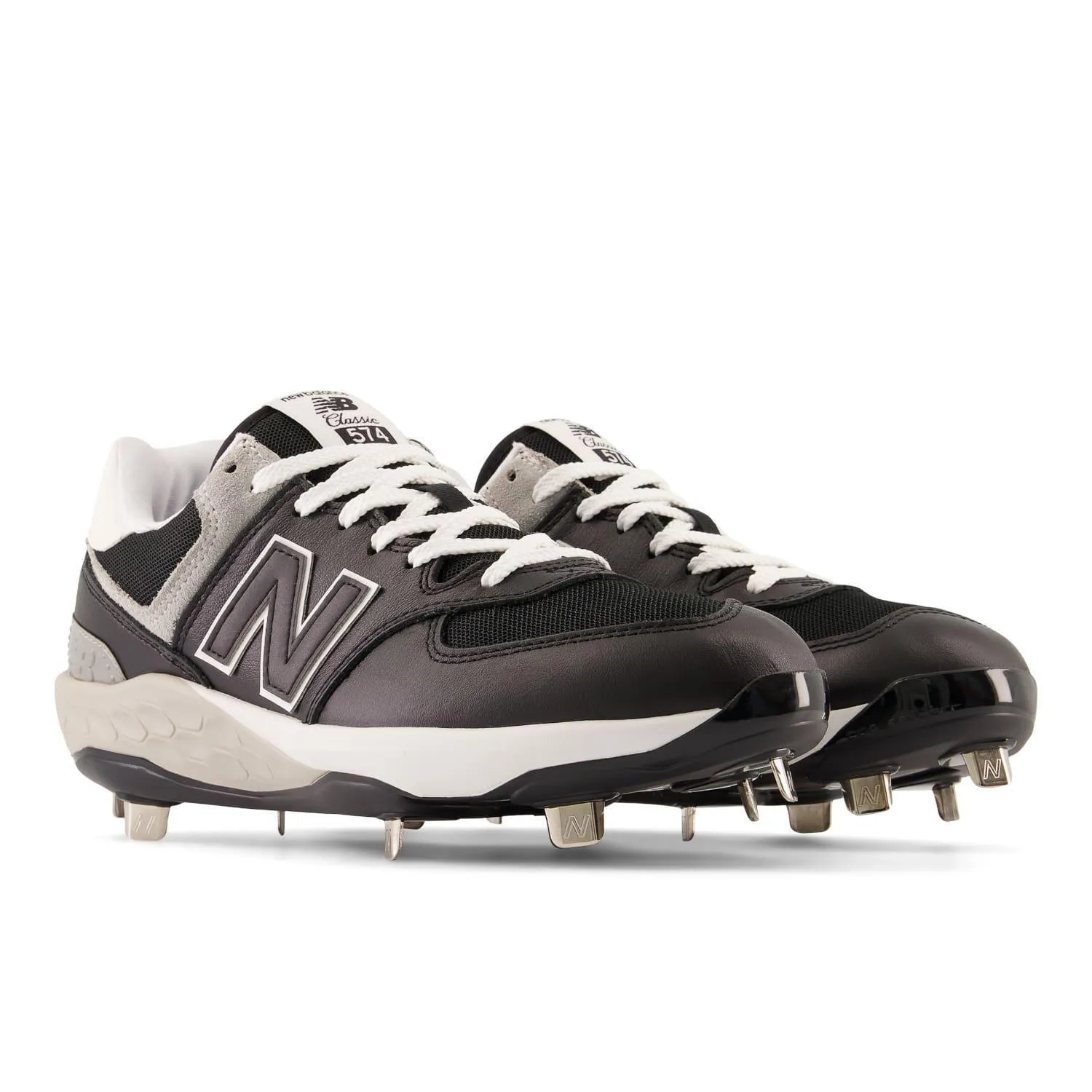 New Balance Men's Fresh Foam X 574 Lux Metal Baseball Cleats - L574BK1 Fashion Edge Calm Tone