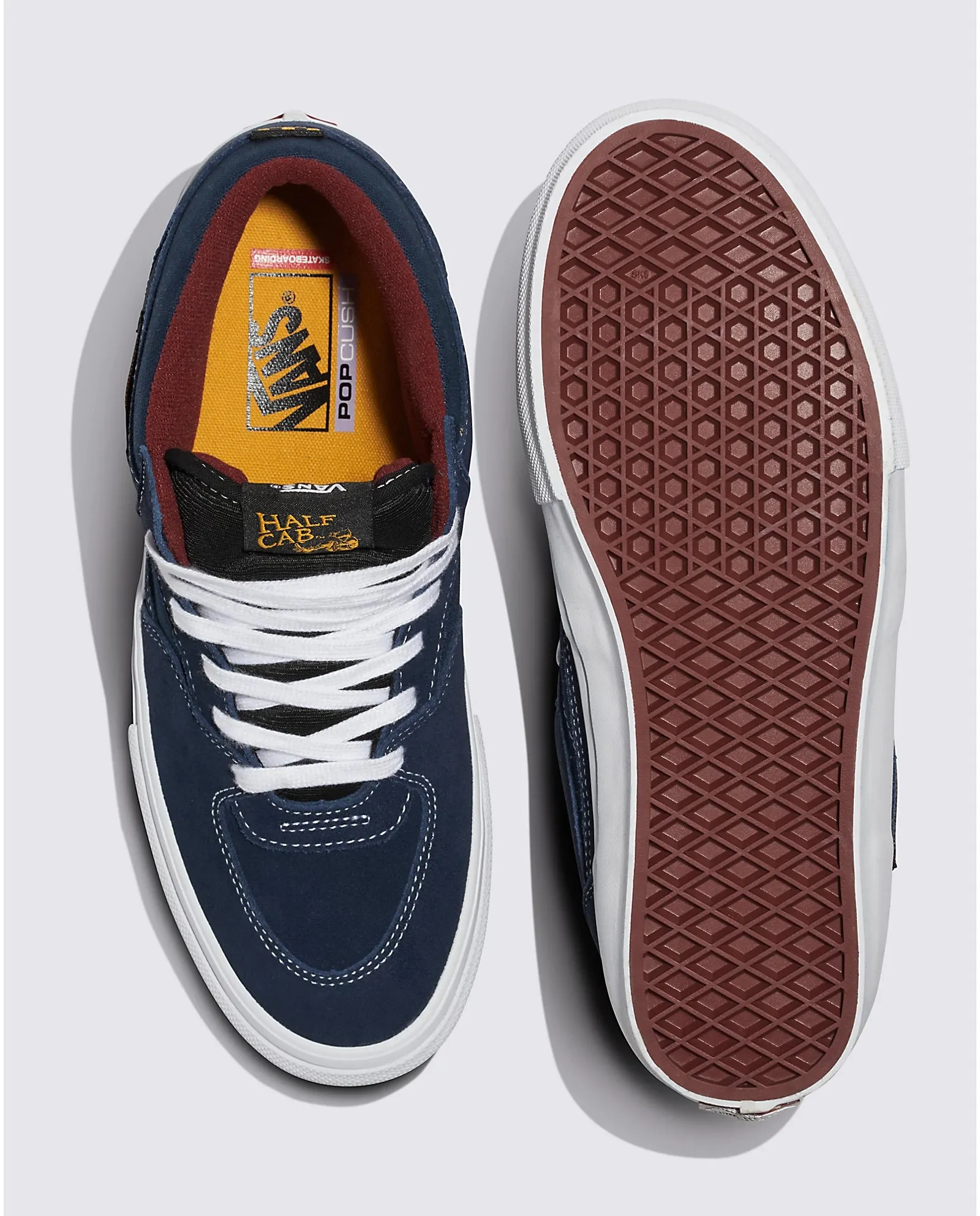 Night Out Vans Skate Half Cab Navy/Burgundy