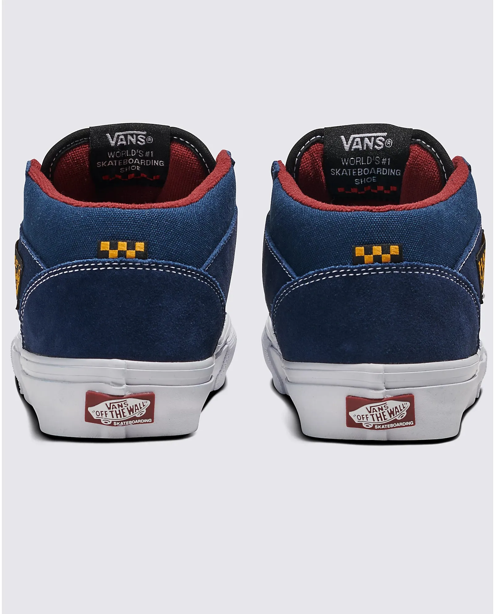 Vans Skate Half Cab Navy/Burgundy Rain Safe Lace Up