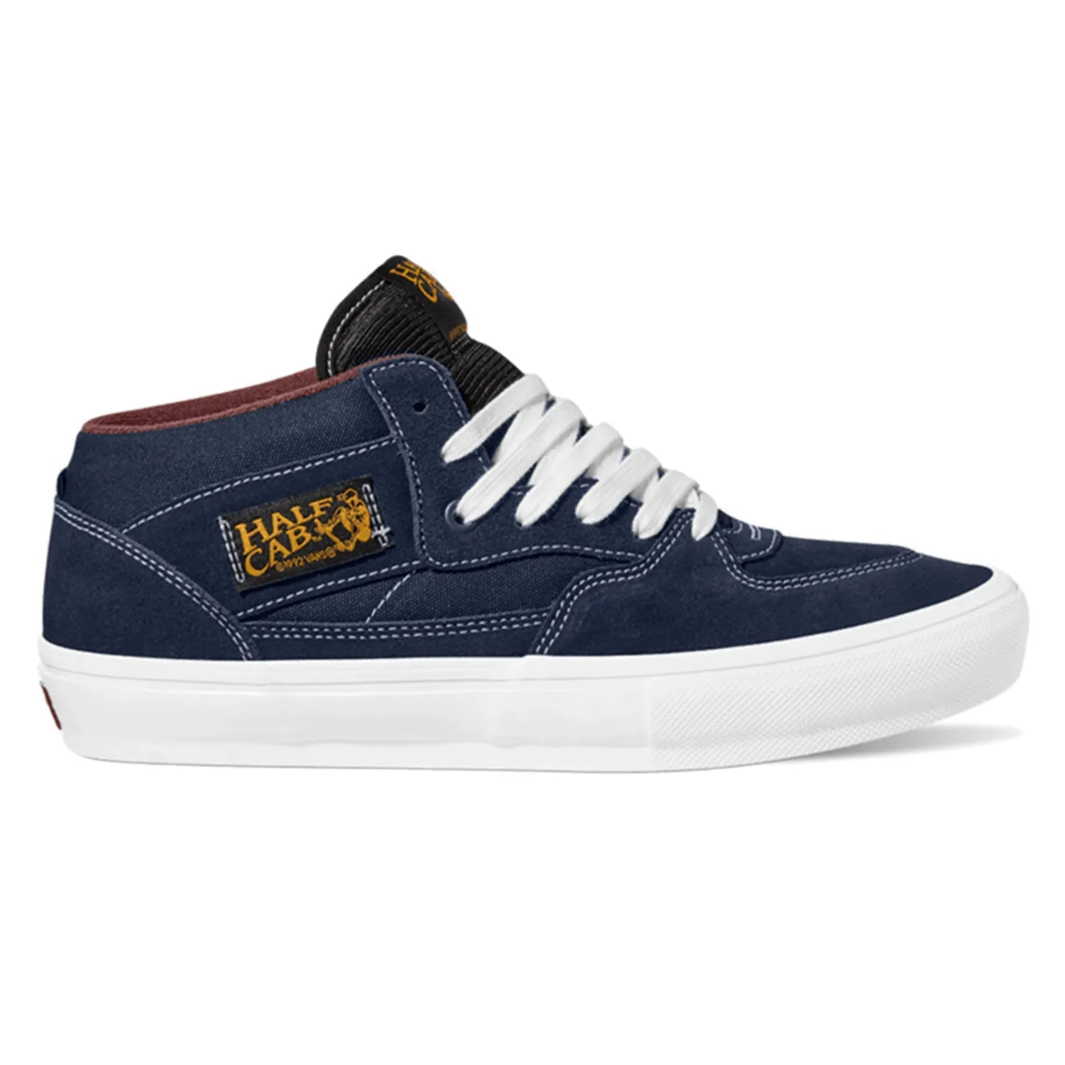Vans Skate Half Cab Navy/Burgundy Hill Tough Breathable Material