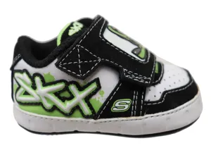 Skechers Infant Baby Nollies Crib Meteorite Adjustable Strap Shoes Low Cut Prostration Supportive shock absorption
