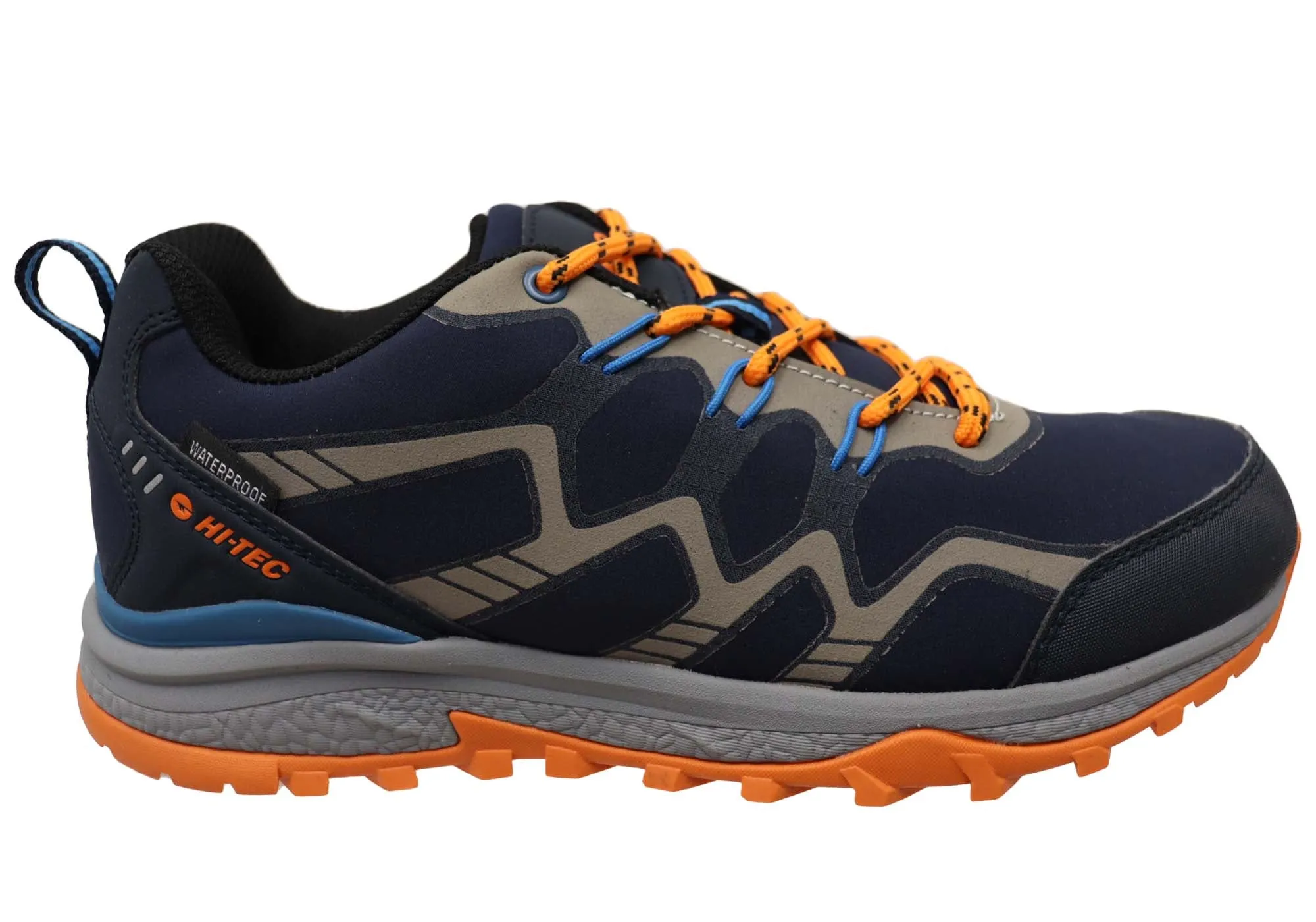 Hi Tec Mens Stinger Waterproof Lace Up Comfortable Walking Shoes Long Hours