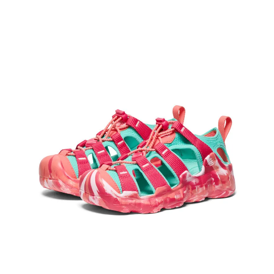 Big Kids' Hyperport H2 Sandal  |  Raspberry/Pool Blue Padding Around Ankle Comfortable For Walking