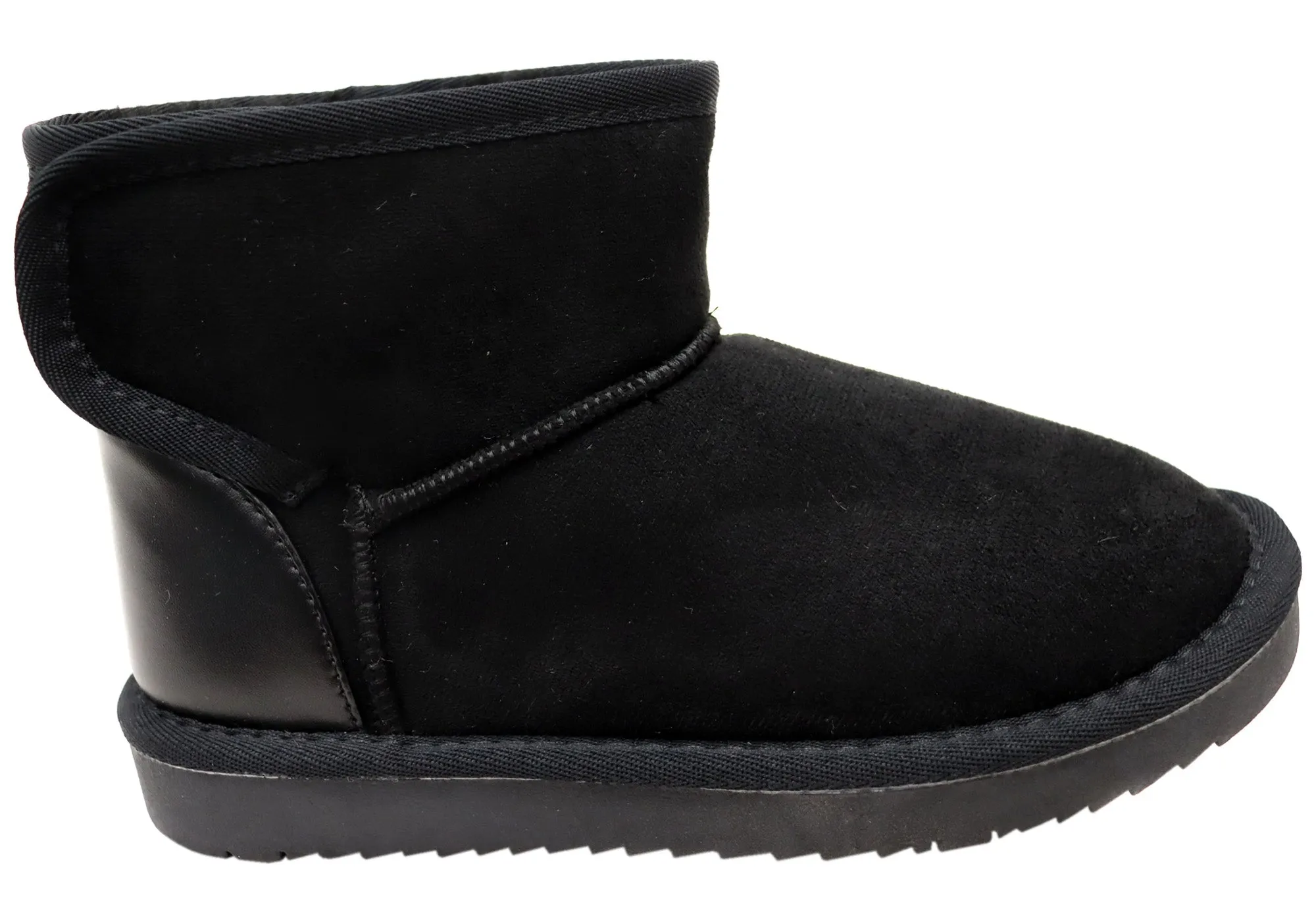 Grosby Mall B Junior Kids Youths Comfortable Boots Slippers Comfortable Insole Low Rise