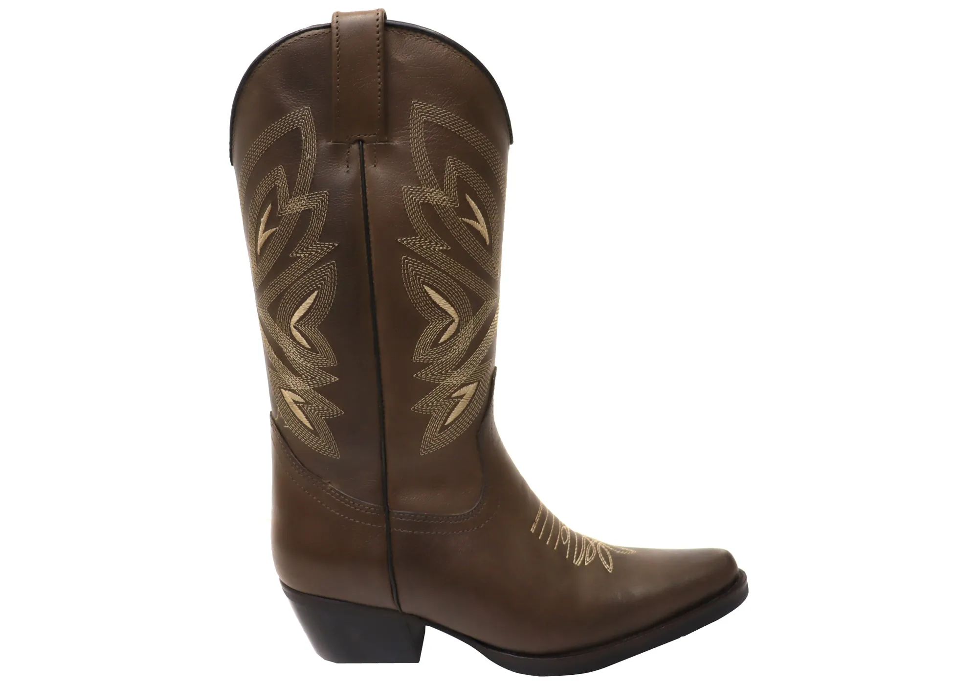 Easy Match D Milton Eleanor Womens Comfortable Leather Western Cowboy Boots