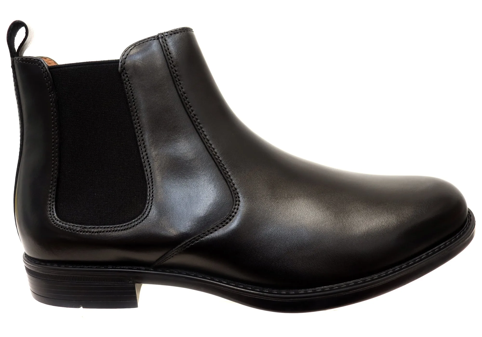 Pure Joy Shock Absorbing Rough Terrain Florsheim Mens EEE Triple Wide Leather Glendale Chelsea Boots