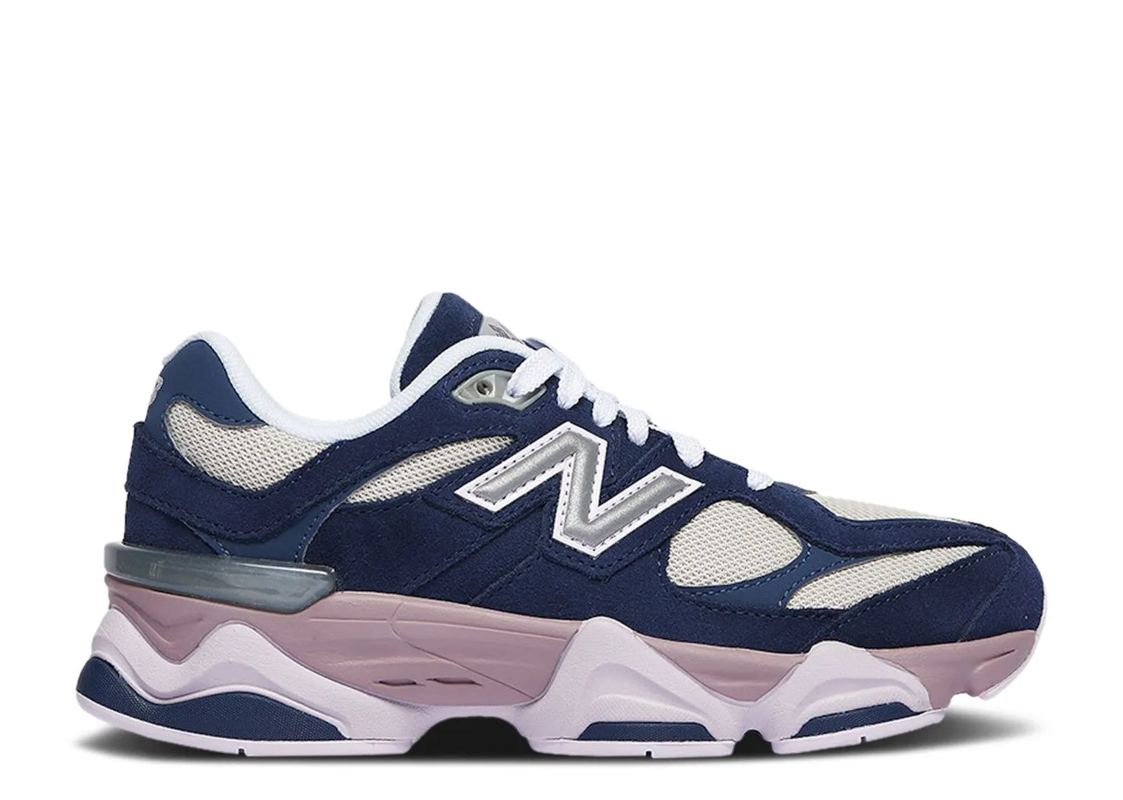 Breathable Upper New Balance 9060 Navy Ice Wine