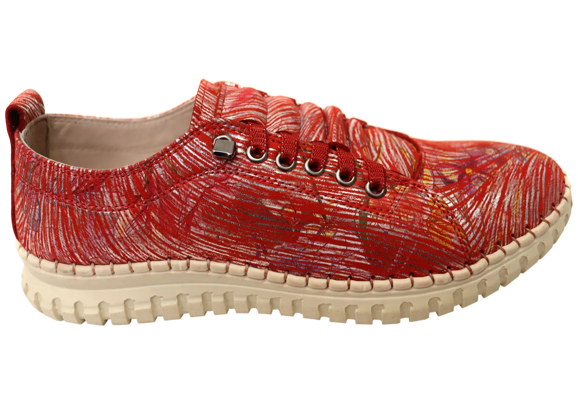 Harbor Hike Elastic Cuff Orizonte Imogen Womens European Comfortable Leather Slip On Shoes