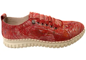 Orizonte Imogen Womens European Comfortable Leather Slip On Shoes Kick Off