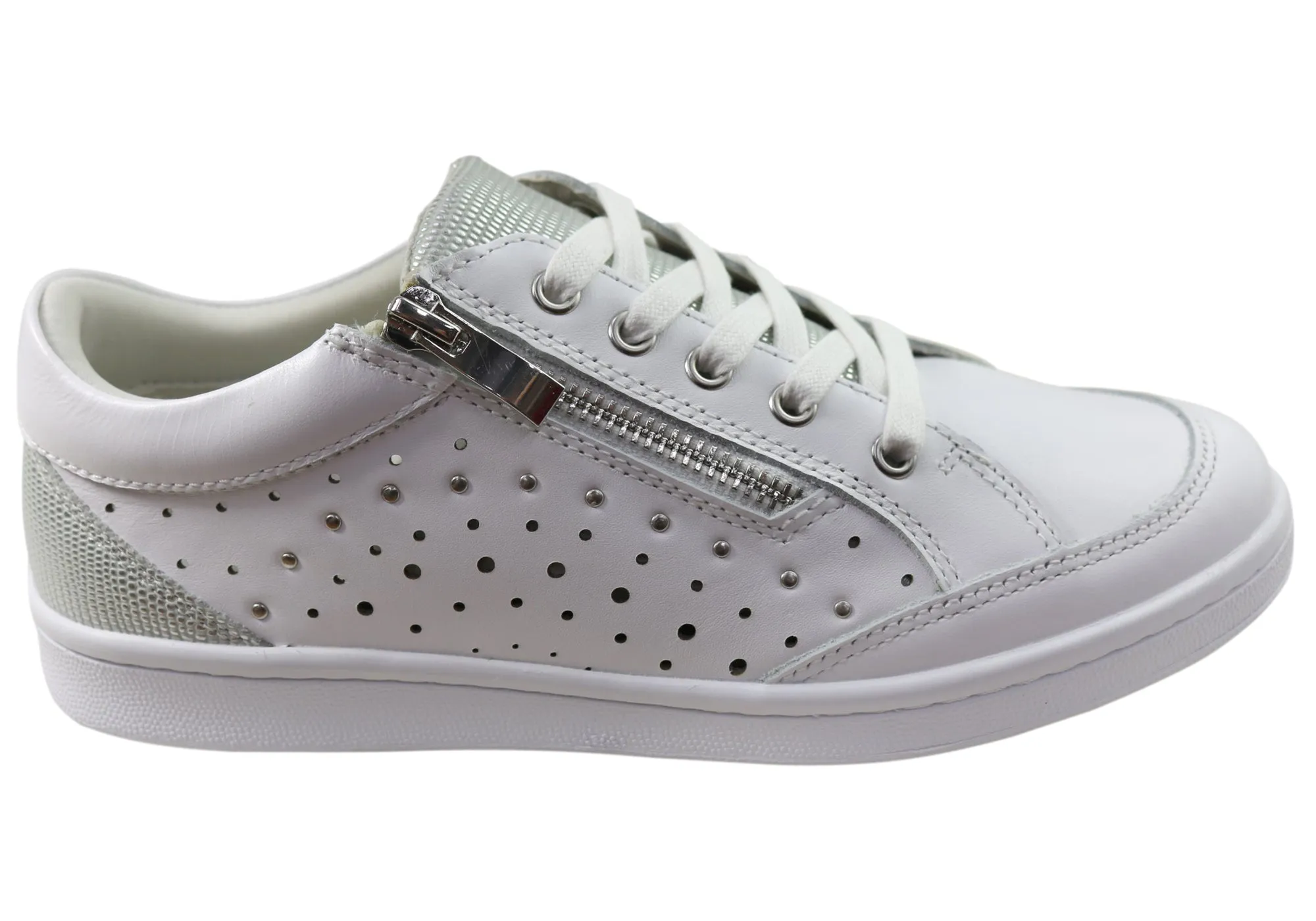 Multi Density Rubber Urban Trail Scholl Orthaheel Razer Womens Supportive Leather Lace Up Casual Shoes