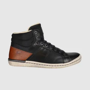 Comfortable buckles Massey Lace Up Boots Black