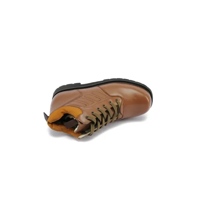 Round Toe Mt. Emey 9951 Tan - Men's Extra-depth Chukka Boots
