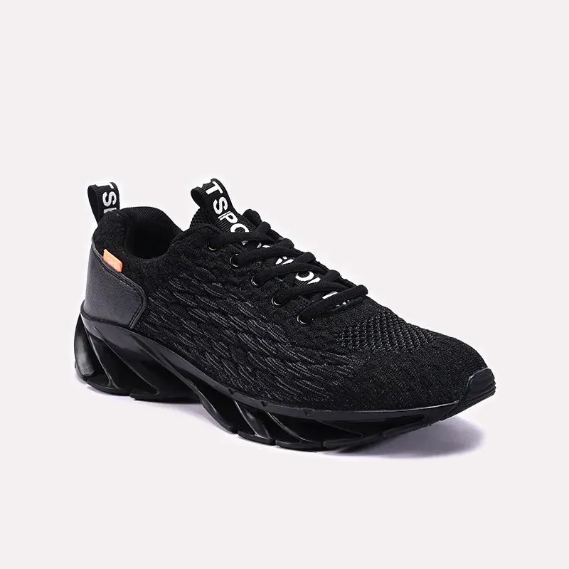 Mens Black Sneakers 0120588 Streetwear Soft Entry