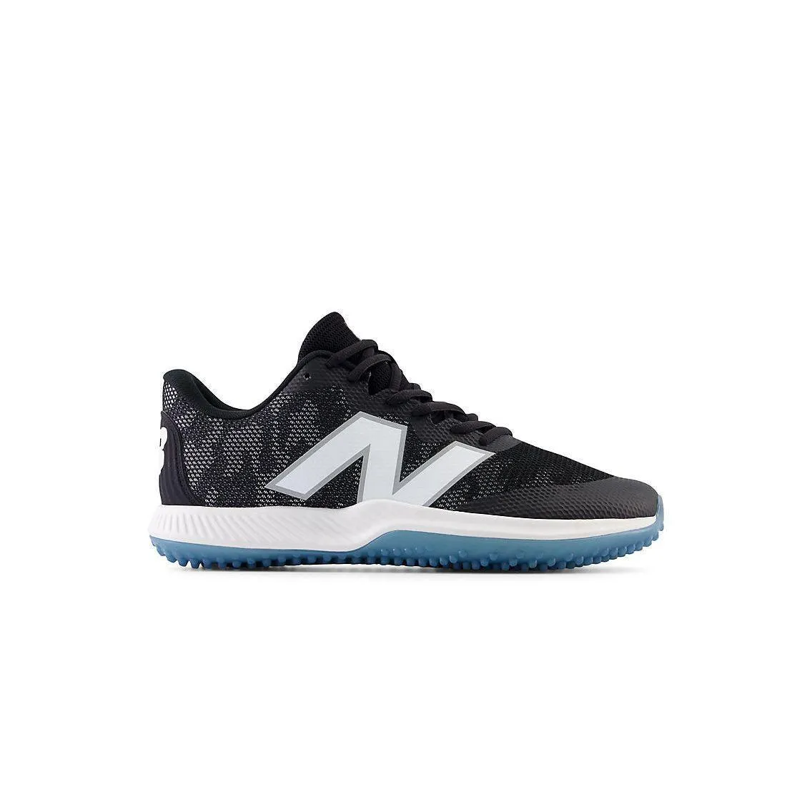 Star Walk New Balance Men's FuelCell 4040 V7 Turf Baseball Shoes - Black / Optic White / Ice Blue - T4040BK7