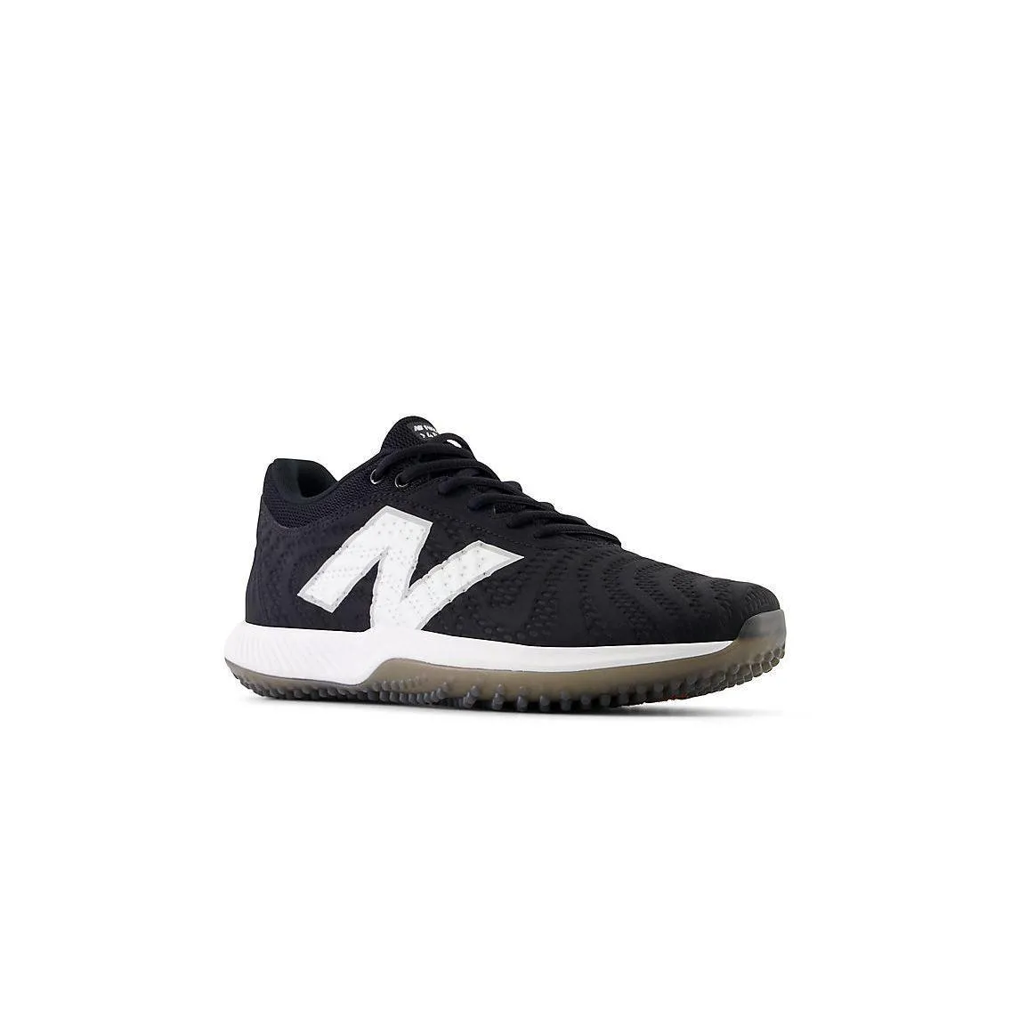 Any Path New Balance Men's FuelCell 4040 V7 Turf Baseball Shoes - Black / Optic White - T4040SK7