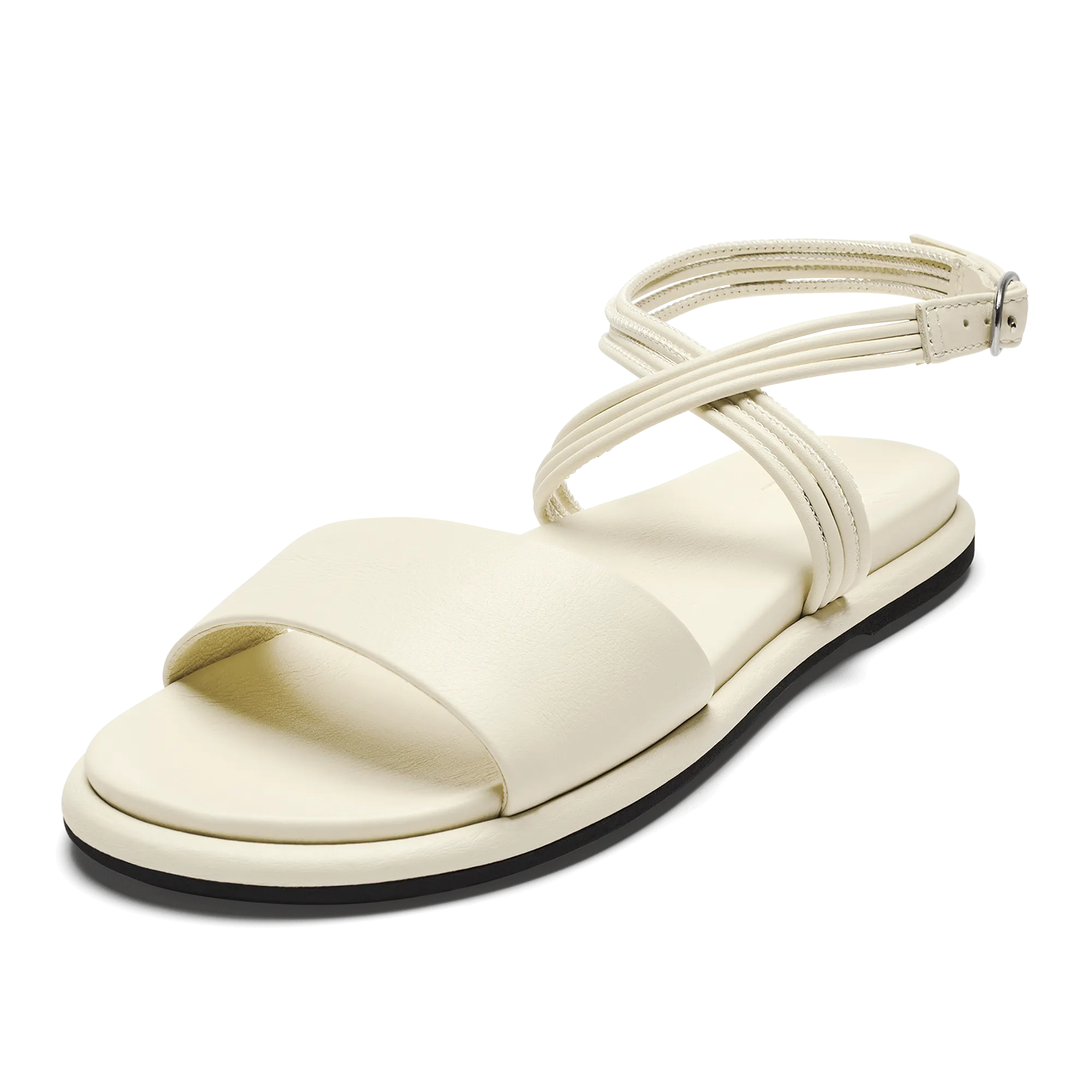 Tiare Wrap - White Sand Padding Around Ankle Comfy Strap
